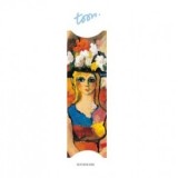 Semn de carte Marie with flower hat-Toon Hermans
