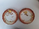 Set 10 Farfurii portelan cu motive florale, marcate Limoges