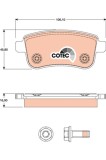 TRW GDB1791 COTEC set placute frana,frana disc