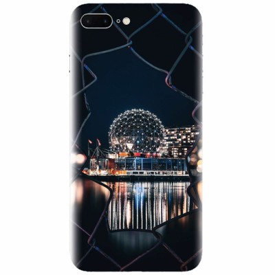Husa silicon pentru Apple Iphone 7 Plus, Abstract Architectural Design foto