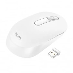 Mouse Fara Fir 2.4G, 1200 DPI Hoco Platinum (GM14) Alb foto
