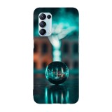 Husa compatibila cu Oppo A74 5G model Crystal ball, Silicon, TPU, Viceversa, Transparent, Carcasa