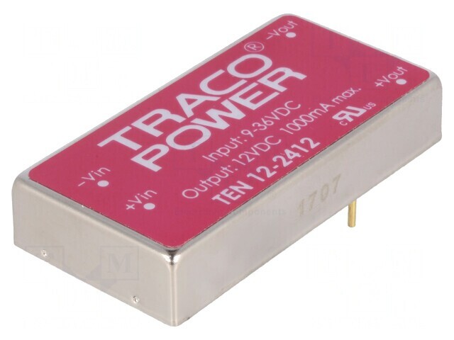 Convertor DC/DC 12W 9-36V la 12V 1000mA