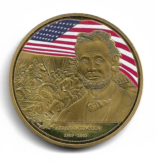 USA - ABRAHAM LINCOLN - Moneda/Medalie Comemorativa