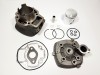 Kit Cilindru + Chiuloasa 80cc Aprilia SR Racing, Piaggio - Set Motor Scuter, 47mm, Racire Apa, 2T