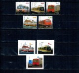 Portugalia 2010 - Transport urban, serie neuzata, cu timbrele autocolant