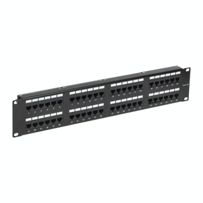 Patch Panel 2U, UTP cat5e, 48 porturi RJ45 - ASYTECH Networking ASY-PP-UTP5E-48 foto