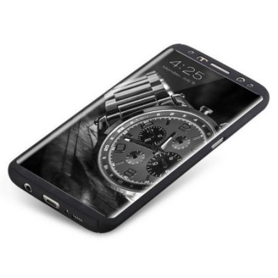 Husa de protectie pentru Samsung Galaxy S8 Full Cover 360 Negru + Folie de protectie foto