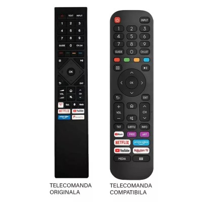 Telecomanda TV Hisense ERF3B72H compatibila cod ER9567 /MFY1159 foto