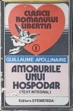 AMORURILE UNUI HOSPODAR-GUILLAUME APOLLINAIRE-356480
