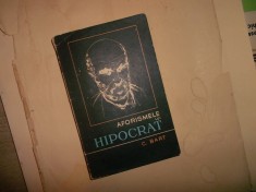 Aforismele lui Hipocrat C. Bart foto