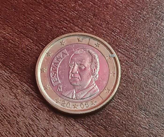 C50 - Moneda foarte veche - 1 euro - Spania - 2005