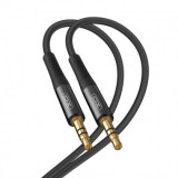 CABLU AUDIO XO-NB-R175A, JACK - JACK 3,5mm, 1.0m NEGRU BLISTER