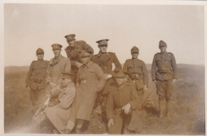 FOTO 2 OFITERI LA CURSUL PRACTIC DE LA SF.GHEORGHE iunie 1933