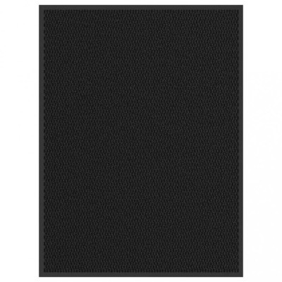 vidaXL Preș negru 90x120 cm foto