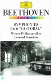 Ludwig van Beethoven / Leonard Bernstein, Wiener Philharmoniker - Symphonies 1 &amp; 6 "Pastoral" (Beethoven Masterpieces), Caseta audio