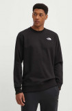The North Face bluză Essential bărbați, culoarea negru, cu imprimeu, NF0A7ZJAJK31