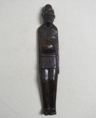 Veche statueta africana de abanos foto