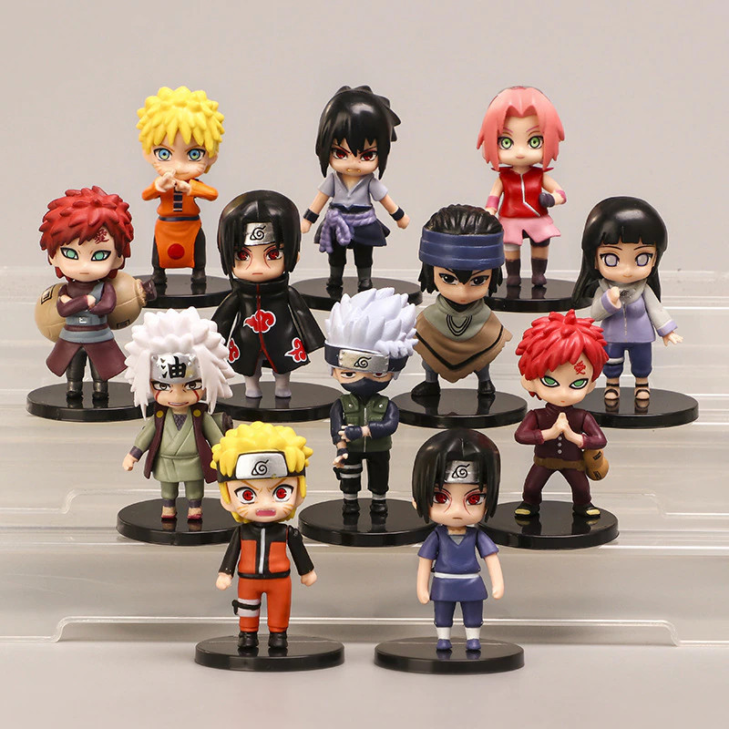 SET 12 figurine jucarii Naruto Shippuden ieftine Romania manga anime  collection | Okazii.ro