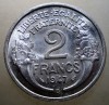 2.121 FRANTA 2 FRANCS FRANCI 1947 B XF/AUNC BEAUMONT-LE ROGER, Europa, Aluminiu