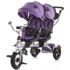 Tricicleta gemeni Chipolino Tandem Purple foto