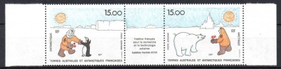TAAF 1991, Fauna, serie neuzată, MNH foto