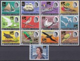 DB1 Fauna Pasari Pitcairn 1967 13 v. MNH, Nestampilat