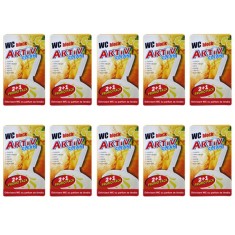 10 x Aktiv Clean, Odorizant WC block cu parfum de lamaie, 30 x 30g/cutie foto