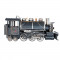 Macheta locomotiva tren retro metal negru 34 cm x 12 cm x 17 h Elegant DecoLux