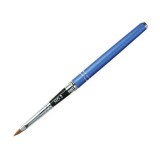 Cumpara ieftin Pensulă acril pentru modelare, mărimea 2 - m&acirc;ner metalic, INGINAILS