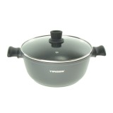 Cumpara ieftin Oala invelis de marmura cu capac TS-1292, 28 cm, 5,9 L