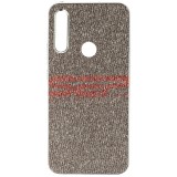 Husa Huawei P Smart Z, TPU Leather Denim, Gri - Protectie Premium