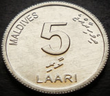 Cumpara ieftin Moneda exotica 5 LAARI - I-le MALDIVE, anul 2012 *cod 4539 = UNC, Asia