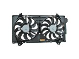 GMV radiator electroventilator Mazda 6, 2012-, motor 2.0 107/121kw, 2.5 141kw, benzina, 340/340 mm; (2 +2) pini,