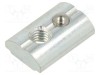 Piuliță profil FATH M6, cant 10mm, oțel zincat - prindere rapidă