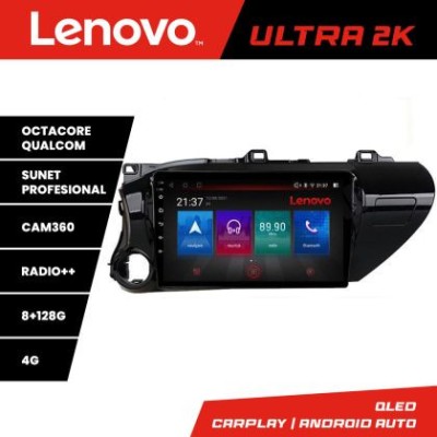 Navigatie Toyota Hilux 2016- M-TY59 Octa Core Android Radio Bluetooth GPS WIFI/4G DSP 2K 8+128GB 360 Toslink CarStore Technology foto