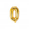 Balon Folie Litera O Auriu, 35 cm