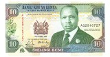 Kenya 10 Shilingi 1989 Seria AG 2916727
