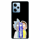 Husa compatibila cu Xiaomi Redmi Note 12 Pro 5G Silicon Gel Tpu Model Rick And Morty Connected