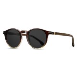 Asteroid GSM - Polarized Sunglasses (31235) - for Men, Fashion, TR90 Frame, Scratch-resistant TAC Lenses, Acetate Legs - Gray