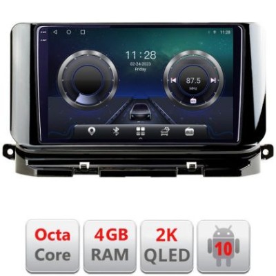 Navigatie Skoda Octavia 4 2020-2024 Android ecran Qled 2K Octa core 4+32 KIT-octavia4+EDT-E410-2K CarStore Technology foto