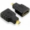 Adaptor MicroHDMI la HDMI DeTech-17120 Negru