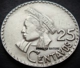 Cumpara ieftin Moneda exotica 25 CENTAVOS - GUATEMALA, anul 1969 * cod 3193 = ERORI de BATERE, America Centrala si de Sud