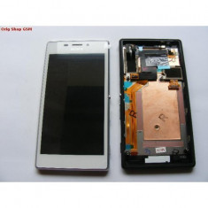 Display lcd cu touchscreen sony xperia m2 dual alb original foto