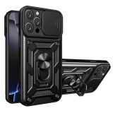 Husa iPhone 16 Pro Max protectie camera Techsuit CamShield Series, negru