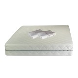 Set Saltea ortopedica, Terra Standard Spring Comfort 180x200x26cm, plasa arcuri Bonell, husa detasabila tricot, fermitate mediu spre tare, Saltsib plu