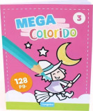 Carte de colorat - Mega Colorido 3