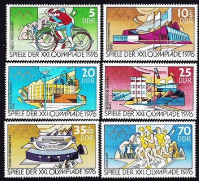 C5759- Germania Democrata 1976 -Sport 6v. .neuzat,perfecta stare MNH foto