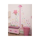 Sticker Perete Autocolant cu Centimetru pentru Copii, Fetita 117x186 - 85955