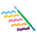 Bigudiuri Păr Ondulat, Omnia, Set 6 Bucăți, Multicolor, Oem